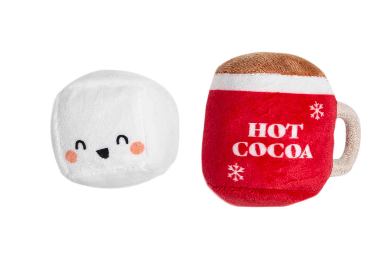 Christmas Hot Cocoa Cat Toys, Set of 2