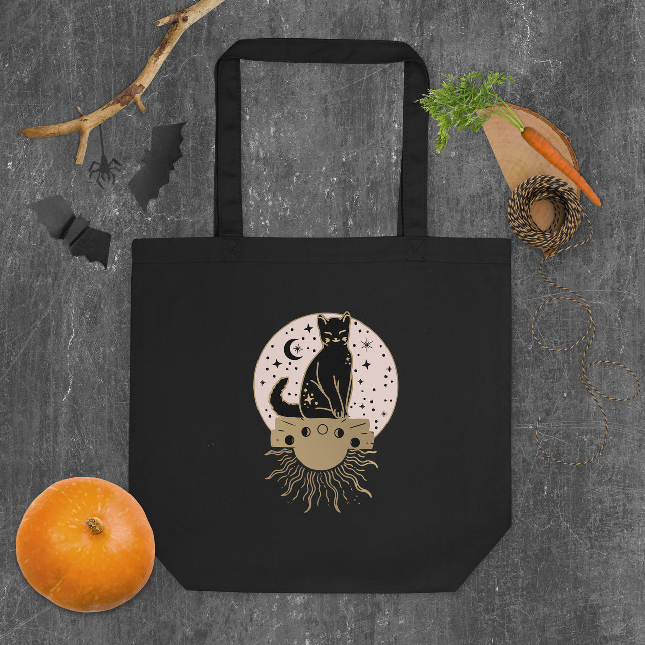 Cat & Sun Eco Tote Bag